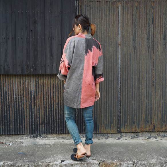 Patchwork Haori / Gecko / Mikawa Textile 第2張的照片