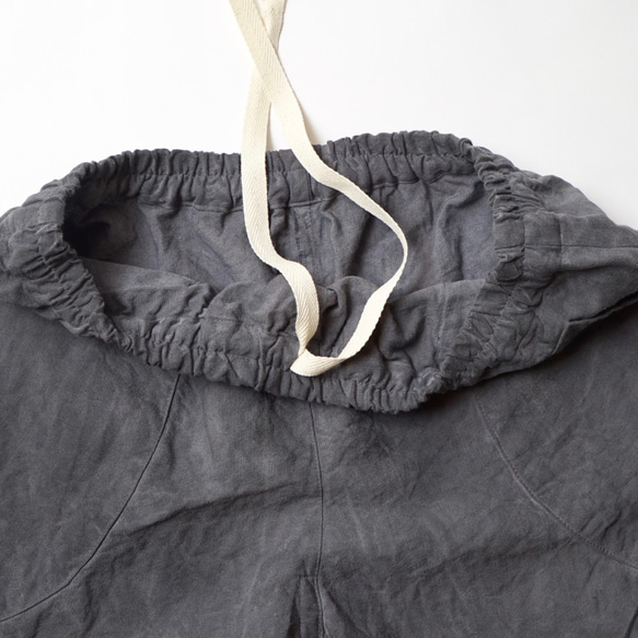 「夏日福袋」鑰匙領紗布T卹（本色）+羚羊褲（灰色） 第5張的照片
