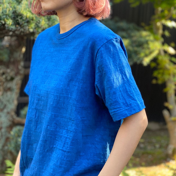 吊り編みスラブTシャツ/4カラー/和歌山県産 ニット編生地 1枚目の画像