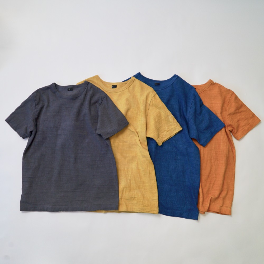 吊り編みスラブTシャツ/4カラー/和歌山県産 ニット編生地