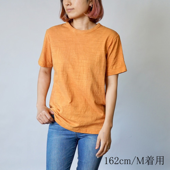 吊り編みスラブTシャツ/4カラー/和歌山県産 ニット編生地 5枚目の画像