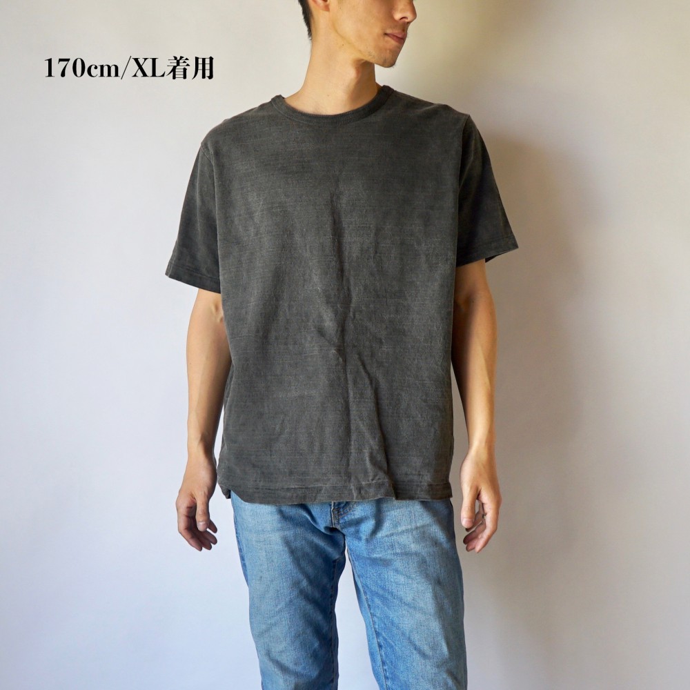 吊り編みスラブTシャツ/4カラー/和歌山県産 ニット編生地