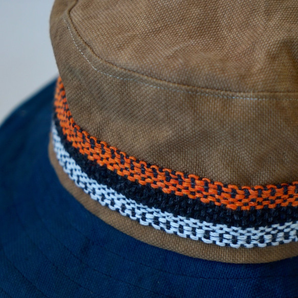 雙色漁夫帽/圍裙設計/三河紡織 第7張的照片