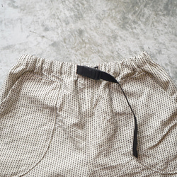 單條刺子短褲 / 未漂白 / 三河棉刺子編織 第6張的照片