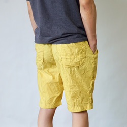 Crispy 戶外短褲/黃色/Enshu 紡織 第3張的照片