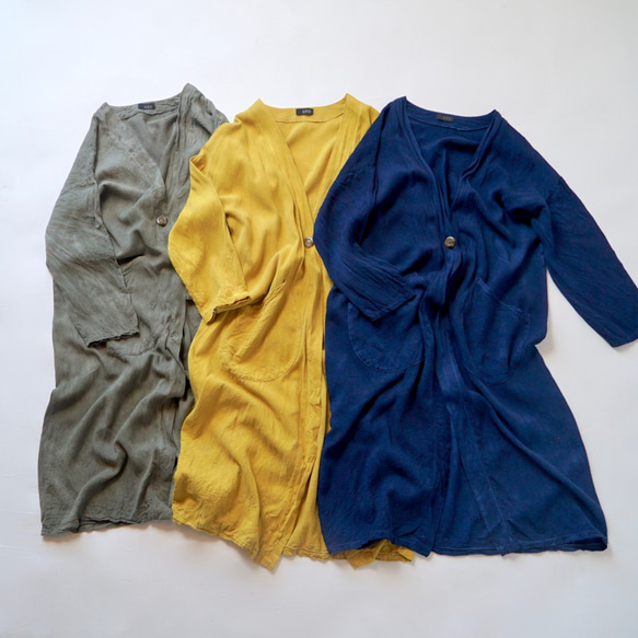 秋色罩衫禮服/ 3種顏色/ Mikawa紡織品 第1張的照片