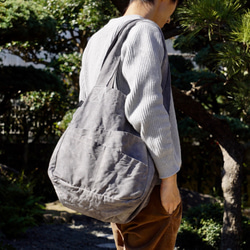 2way 手提包 / 2 色 / Mikawa 紡織圍裙帆布 第5張的照片