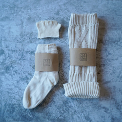 【福袋】暖腳三件組/4色/暖腿襪、光跟襪、斷指襪 第2張的照片
