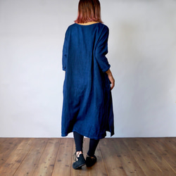 「福袋」保暖厚衣裙/藍色+2way手提袋/本色 第9張的照片