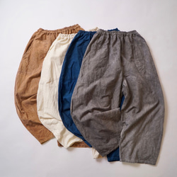 燈籠褲/棕色/三河紡織 第9張的照片