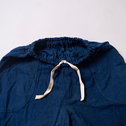 燈籠褲/靛藍/三河紡織 第5張的照片