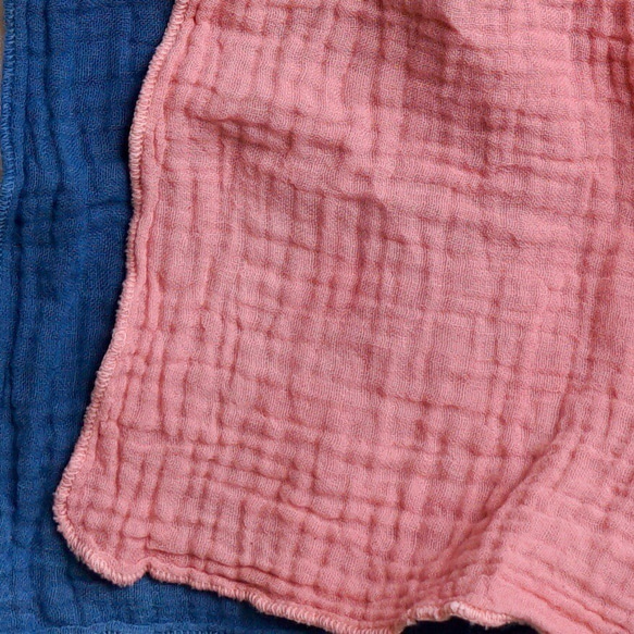 【禮品套裝】紗布立體面膜/生成+紗布植物染色手帕2張/赤塔棉 第4張的照片