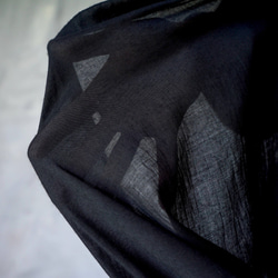 【福袋】燈籠袖上衣/黑色+沙魯埃爾褲/灰白色 第7張的照片