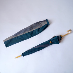 陽傘 / 墨條 x 綠色 / 三河紡織 第4張的照片