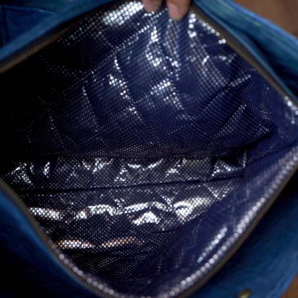冰袋托特包 / 斑駁靛藍 / Mikawa Textile 第5張的照片