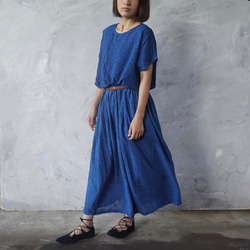 「夏日福袋」一件式獨立套裝 / 點靛藍 / 遠州紡織 第2張的照片