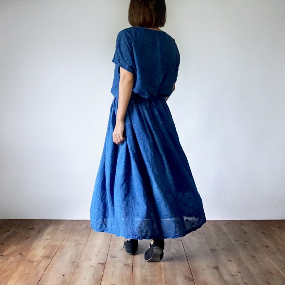 「夏日福袋」一件式獨立套裝 / 點靛藍 / 遠州紡織 第4張的照片