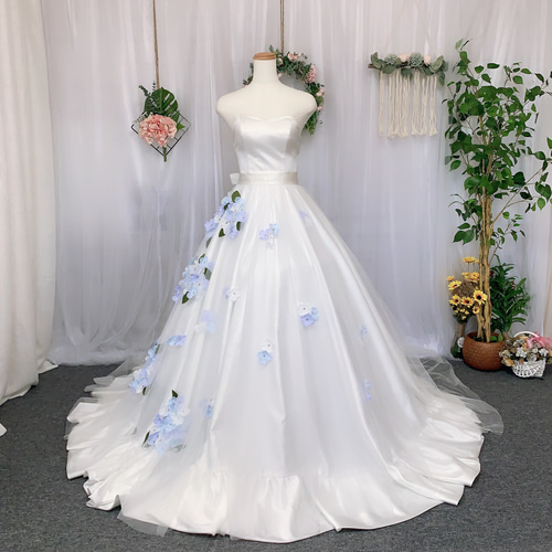 花びら、オーバースカート、葉、リボンタイプ、ウェディング、オーバー  