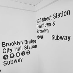 ニューヨーク地下鉄サイン2枚セット 2枚目の画像