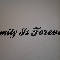 Family Is Forever ウォールステッカー 2枚目の画像