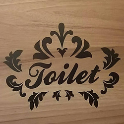 toilet★ウォールステッカー 1枚目の画像