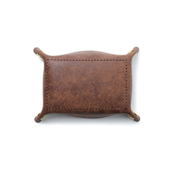 皮革製托盤 {Brown] / TRAY [BROWN] 小袋子 雜貨 Gift Leather 第4張的照片