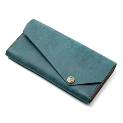 ☆ラッピング無料プエブロレザー長財布 [オリーブ] / Long Wallet III