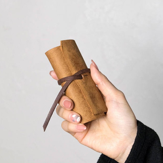 ★ラッピング無料★　ロールキーケース [キャメル] / Roll Key Case [CAMEL]　雑貨　ギフト　レザー