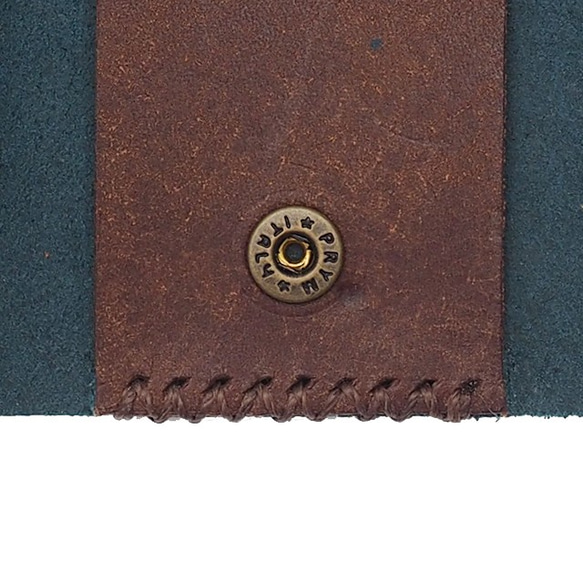 ロールキーケース [ブルー] / Roll Key Case [BLUE]　雑貨　ギフト　レザー 8枚目の画像
