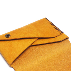 卡包[黃色]雜貨禮品皮革 第9張的照片