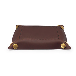 ■免費包裝■ LEATHER TRAY BROWN 棕色 第3張的照片