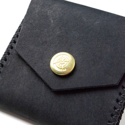 Square Coin Case [BLACK] Miscellaneous Goods Gift 皮革 第7張的照片