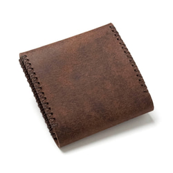 Square Coin Case [BROWN] Miscellaneous Goods Gift 皮革 第4張的照片