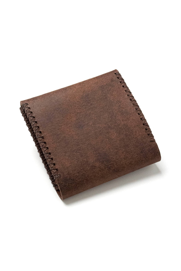 Square Coin Case [BROWN] Miscellaneous Goods Gift 皮革 第4張的照片