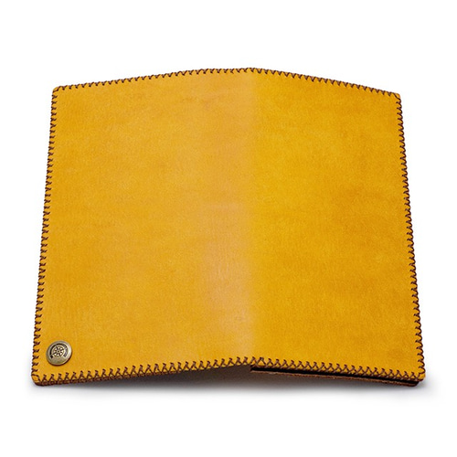 ☆ラッピング無料☆プエブロレザー長財布 (コインなし) [イエロー  