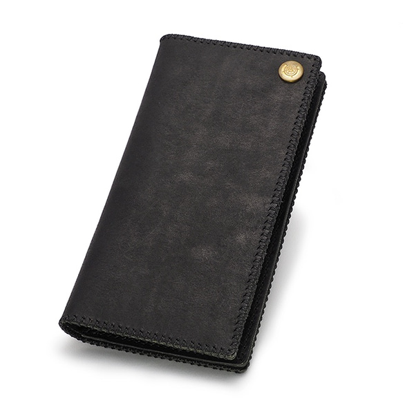 春の訪れ気分も新しく。　長財布 [ブラック] / Long Wallet II [BLACK] イタリアンレザー 3枚目の画像