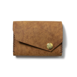 寬大卡片包 [CAMEL] Miscellaneous Goods Gift Leather 第1張的照片