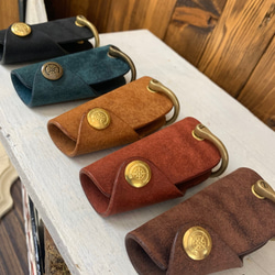 Button Hook Key Case L [Camel] / ButtonHookKeyCase L CAMEL雜貨禮品皮革 第3張的照片