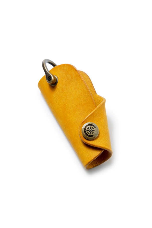 Button Hook Key Case L [Yellow] / ButtonHookKeyCase L YELLOW雜貨禮品 第2張的照片