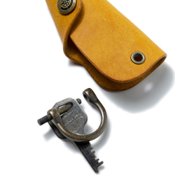 Button Hook Key Case L [Yellow] / ButtonHookKeyCase L YELLOW雜貨禮品 第3張的照片