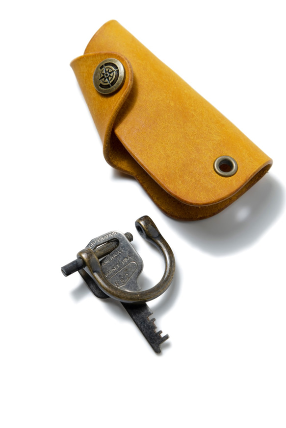 Button Hook Key Case L [Yellow] / ButtonHookKeyCase L YELLOW雜貨禮品 第3張的照片