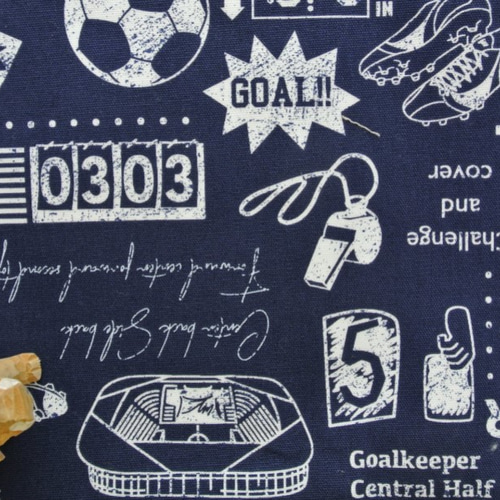 特大サイズ45×40】ナップサック型体操服入れ かっこいい サッカー