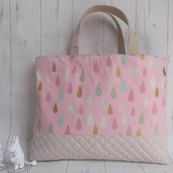 ゆめかわ動物ハンドメイドレッスンバッグ手提げ女の子フリル入園入学