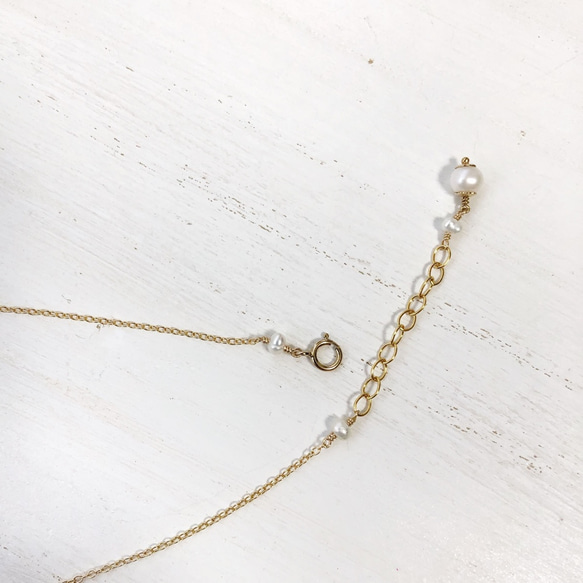 【20%OFF】Pearl Necklace -no.1- -A- 6枚目の画像