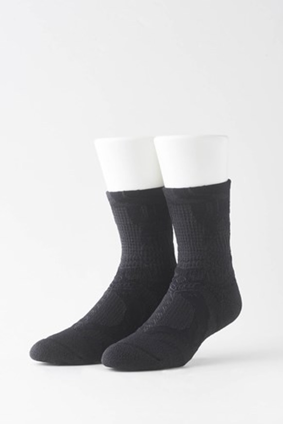 nozzle quiz  Functional structure socks／DIZY／Kiln Black 1枚目の画像