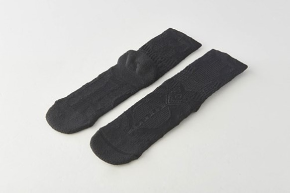 nozzle quiz  Functional structure socks／DIZY／Kiln Black 3枚目の画像