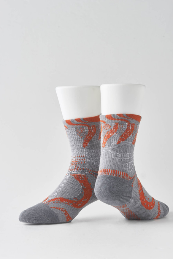 nozzle quiz  Functional structure socks／DIZY／Sand Tangerine 2枚目の画像