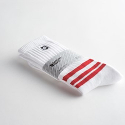 Red Stripe／Basic socks 1枚目の画像