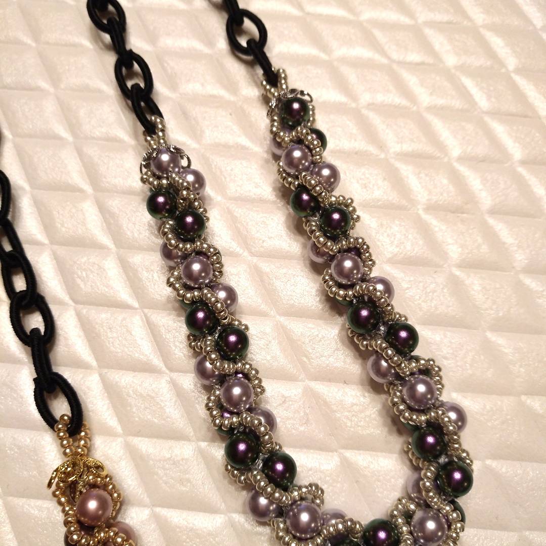 プリンセスネックレス　バーガンディー