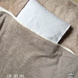 国内織ヘンプ100% 枕カバー 麻 日本製 8枚目の画像